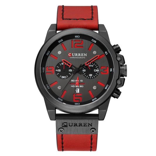 Curren/Karien 8314 Men&#039;s Watch Sports Six-pin Quartz Watch Calendar Men&#039;s Watch Waterproof Belt Watch